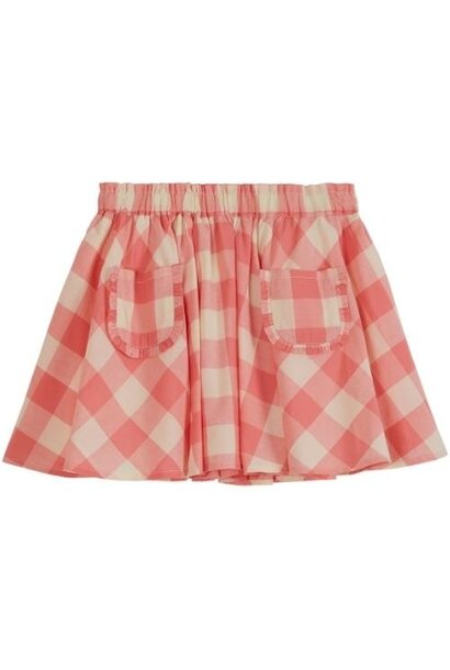 Emile et Ida skirt vichy bonbon | rok