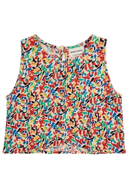Bobo Choses confetti all over woven top multicolor | blouse