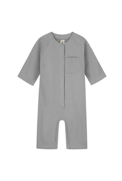 Gray Label baby overall grey melange | romper