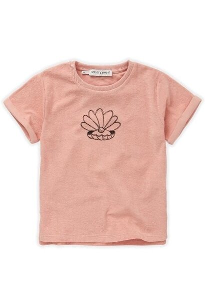 Sproet & Sprout terry t-shirt shell blossom | tee