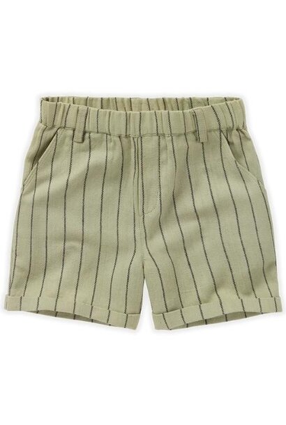 Sproet & Sprout short yd stripe aloe vera | korte broek