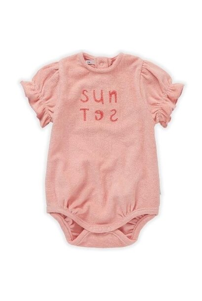 Sproet & Sprout romper balloon sunset blossom | body