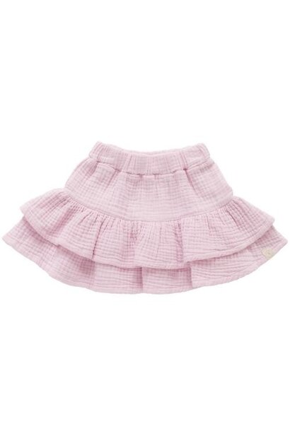 Navy Natural keet skirt pink mousseline | rok