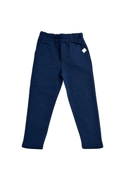 Navy Natural chino navy blauw | broek