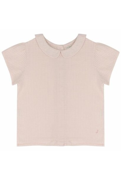 Jenest cosy collar top blossom pink | blouse