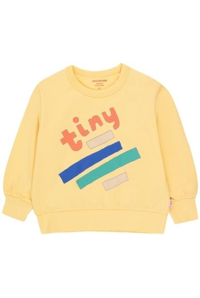Tinycottons tiny sweatshirt mellow yellow | trui