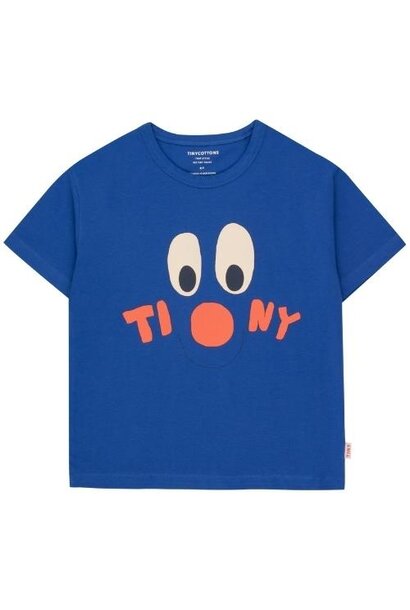 Tinycottons tiny clown tee ultramarine | t-shirt