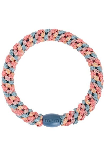 Kknekki haarelastiek mix glitter teal pomerant | hair tie