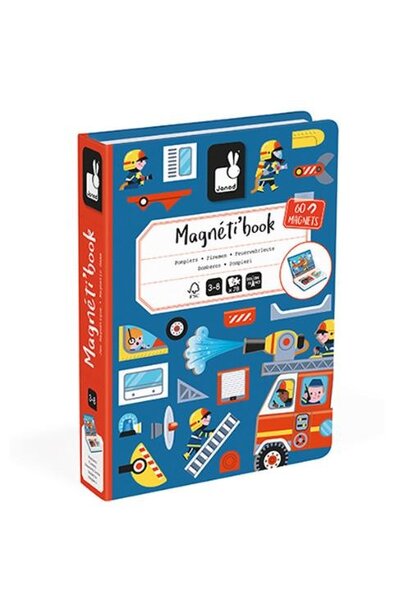 Janod magnetibook - brandweer | magneetboek