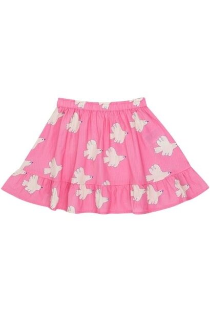 Tinycottons doves skirt dark pink | rok