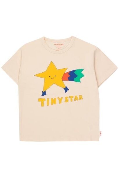 Tinycottons tiny star tee light cream | t-shirt