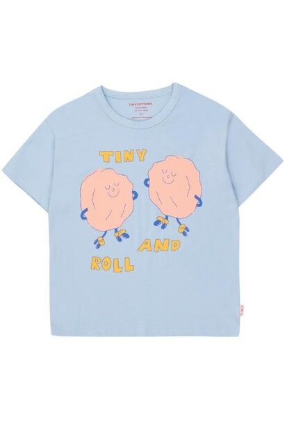 Tinycottons rock’n’roll tee blue-grey | t-shirt