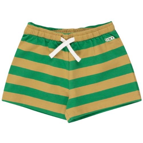 Tinycottons stripes short green ochre pine green | korte broek-1