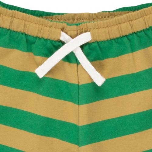 Tinycottons stripes short green ochre pine green | korte broek-2