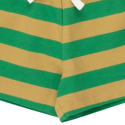 Tinycottons stripes short green ochre pine green | korte broek-4