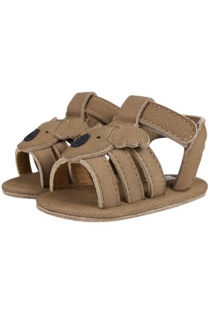 Donsje diedan koala truffle nubuck | baby sandalen