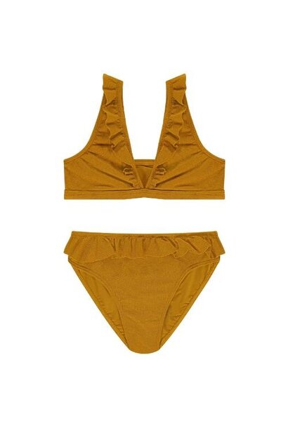 Beachlife swimwear ruffled bikiniset spice shimmer | bikini