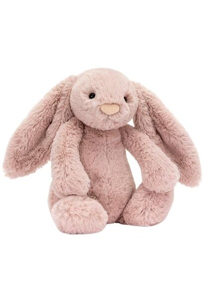 Jellycat bashful luxe bunny rosa medium | knuffel
