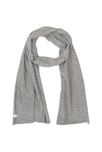 Phil&phae basic jersey scarf stripes graphite | sjaal