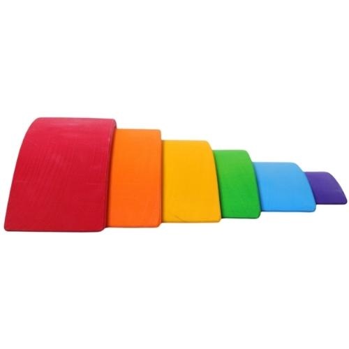 Grimm's houten brug regenboog | speelgoed-6