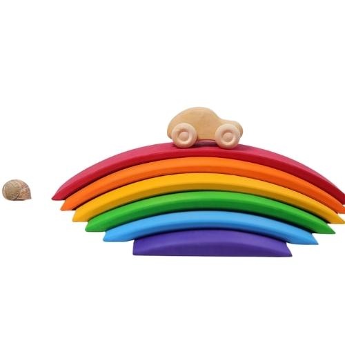 Grimm's houten brug regenboog | speelgoed-7
