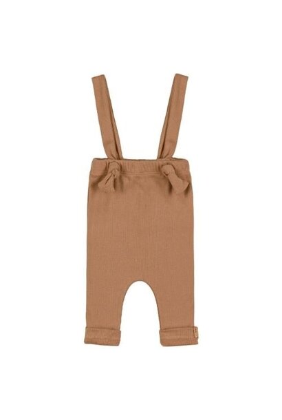 Nixnut suspender baby pants caramel | broek