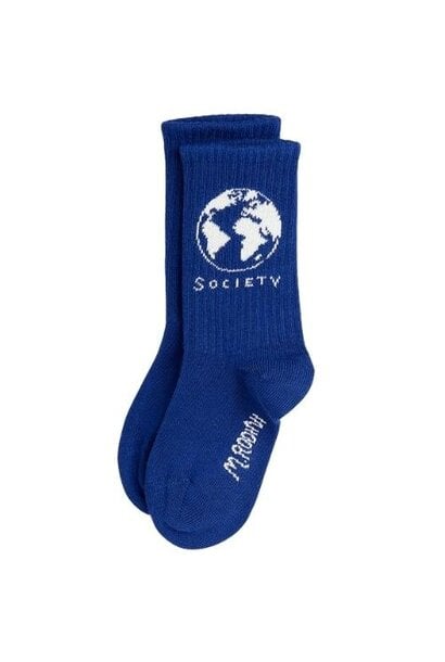 Mini Rodini mini rodini society socks blue | sokken