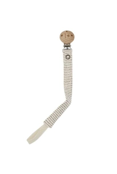 1+ in the family ivana pacifier clip oatmeal | speenkoord