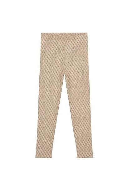 Charlie Petite jolene legging all-over cp beige melange | broek