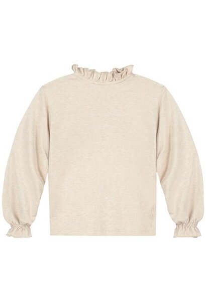 Charlie Petite juniper longsleeve beige melee | shirt