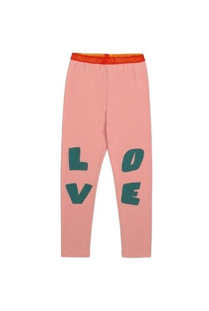 Jelly Mallow love leggings pink | broek