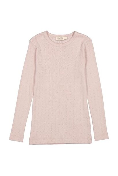 MarMar Copenhagen tamra modal pointelle faded rose | shirt