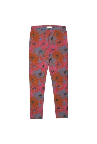 Petit Blush lola legging viola flower aop | broek