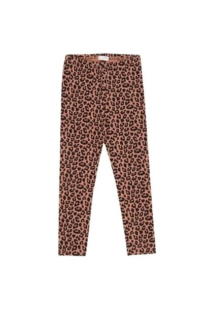 Petit Blush lola legging wild leopard aop | broek