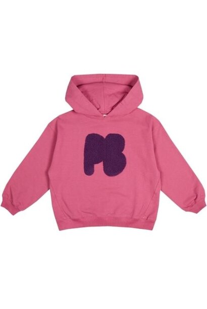 Petit Blush hooded sweater pb red violet | trui