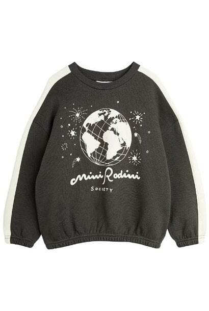 Mini Rodini mini rodini society sp sweatshirt grey | trui