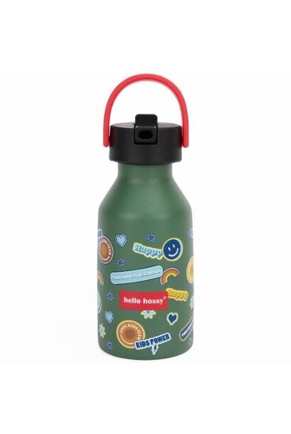 Hello Hossy bottle 350 ml smiley | drinkfles