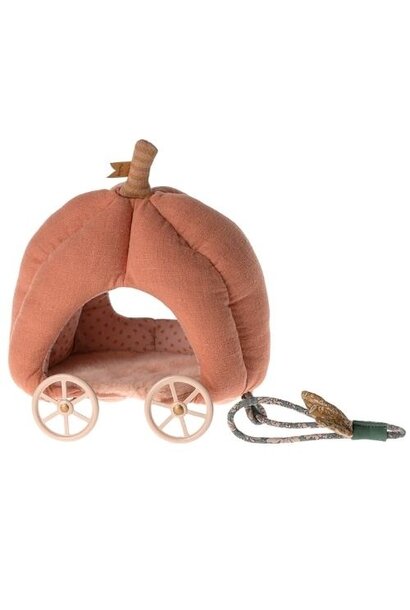 Maileg pumpkin carriage mouse | dollhouse accessoire