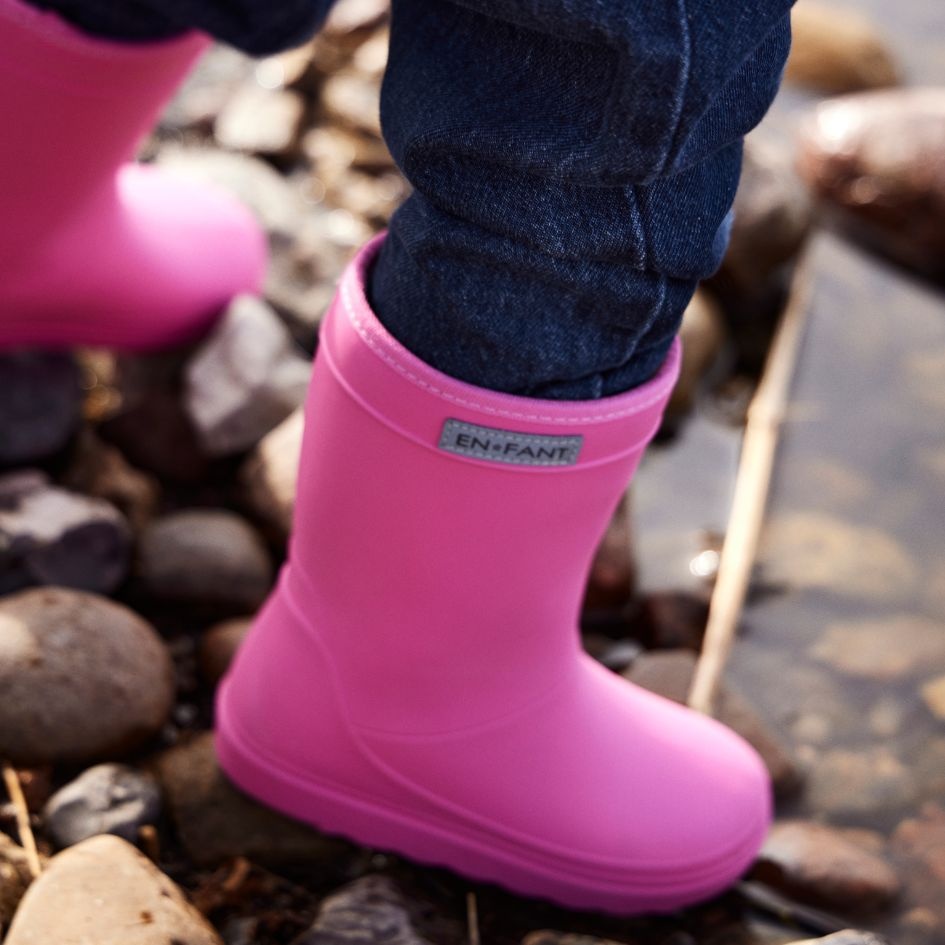 En Fant thermo boots solid carmine rose