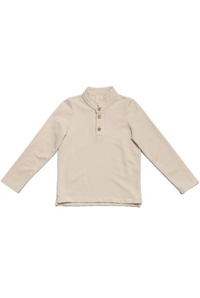 Navy Natural boys polo crème | shirt