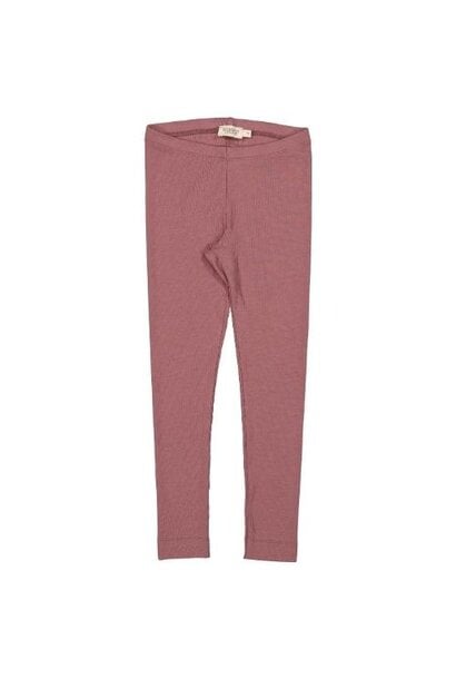 MarMar Copenhagen leg modal fine rib dusty grape | broek