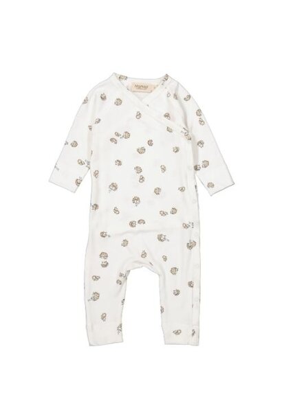 MarMar Copenhagen rulo newborn baby modal smooth print forest friends | romper