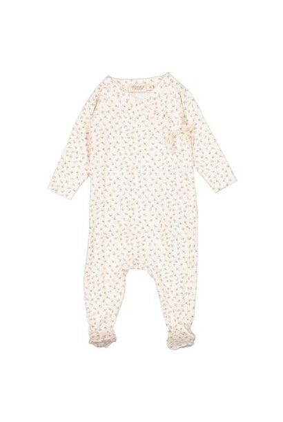 MarMar Copenhagen rubetta newborn baby modal smooth print petite fleurs | romper