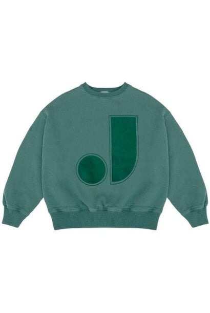 Jenest jules sweater dark green | trui