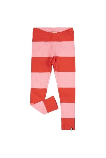 CarlijnQ stripes red pink - legging | broek