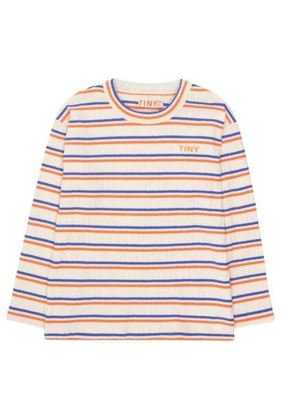 Tinycottons rib stripes tee light cream | shirt