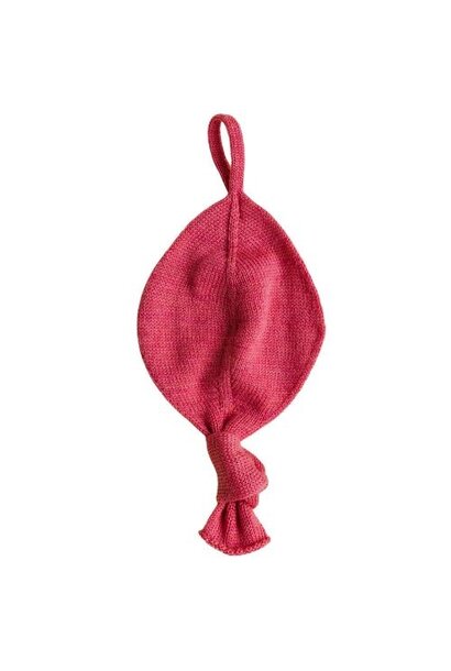 Hvid titi comforter holder lollipop | speendoekje