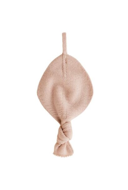 Hvid titi comforter holder apricot | speendoekje