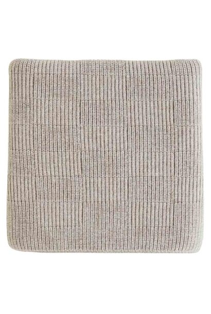 Hvid blanket ivy pebble | dekentje