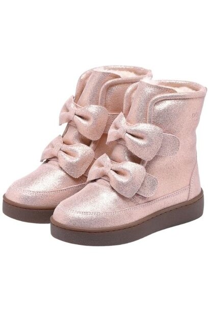 Donsje isa exclusive boots powder metallic leather | schoenen